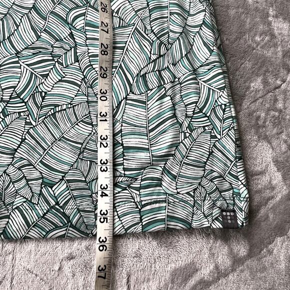 Title Nine Green and White Patterned Midi Dress - Picture 7 of 11